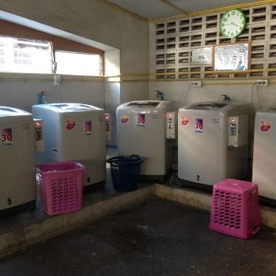 Coin operated washing machine